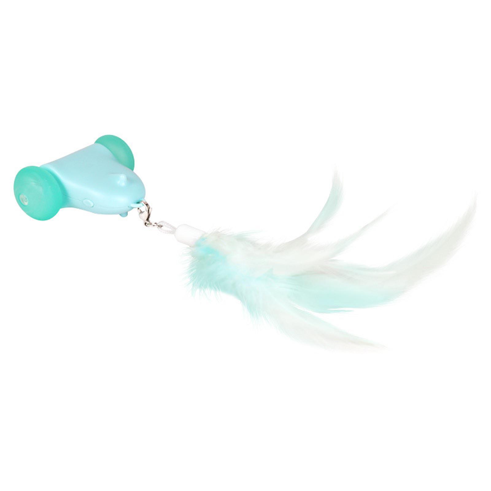 Electric Interactive Cat Toy Mute Wheel Pet Exercise Toys for Kitten Fun
