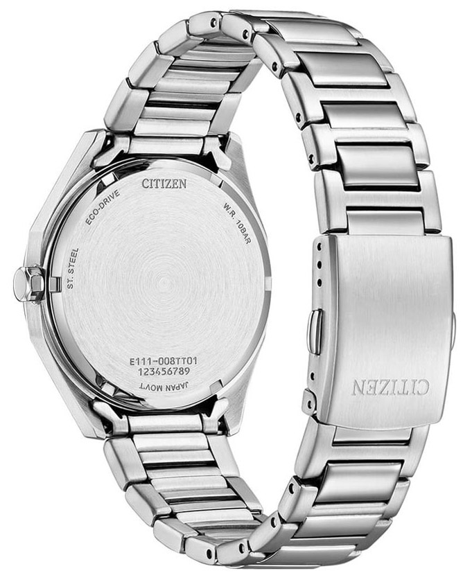 Đồng Hồ Citizen Nam Eco-Drive Dây Thép Không Gỉ BM7620-83X - Mặt Xanh (38mm)