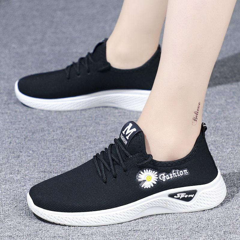 Giày vải thể thao Sneaker buộc dây, chất liệu vải thoáng khí cho chị em - MH107