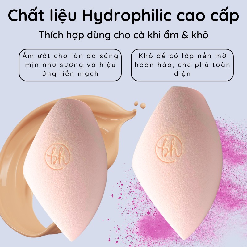 Mút tán nền body BH Cosmetics Makeup Body Sponge