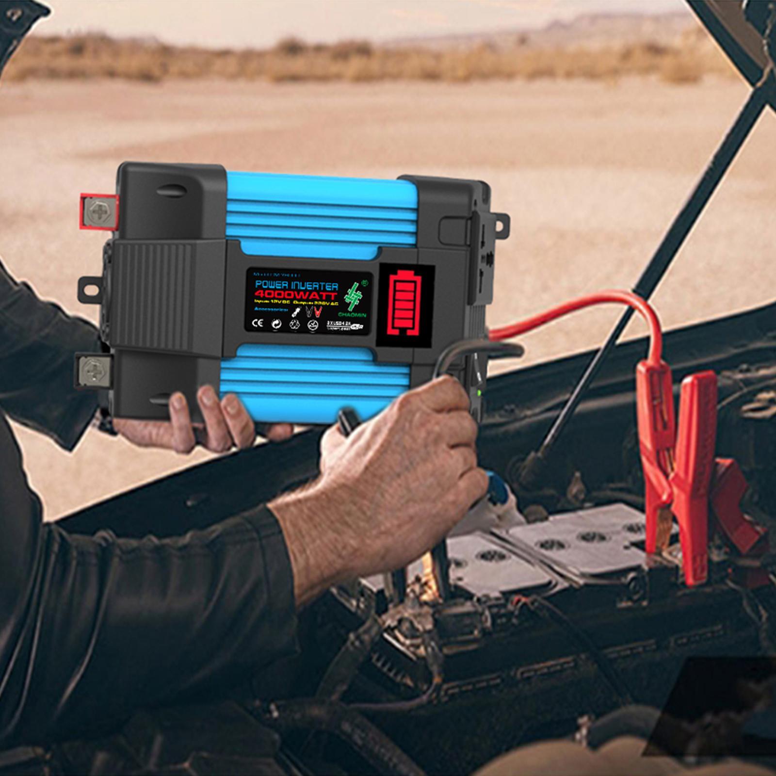 Car Power Inverter Car Plug Inverter Adapter with Cigarette Lighter Fit for Car Truck