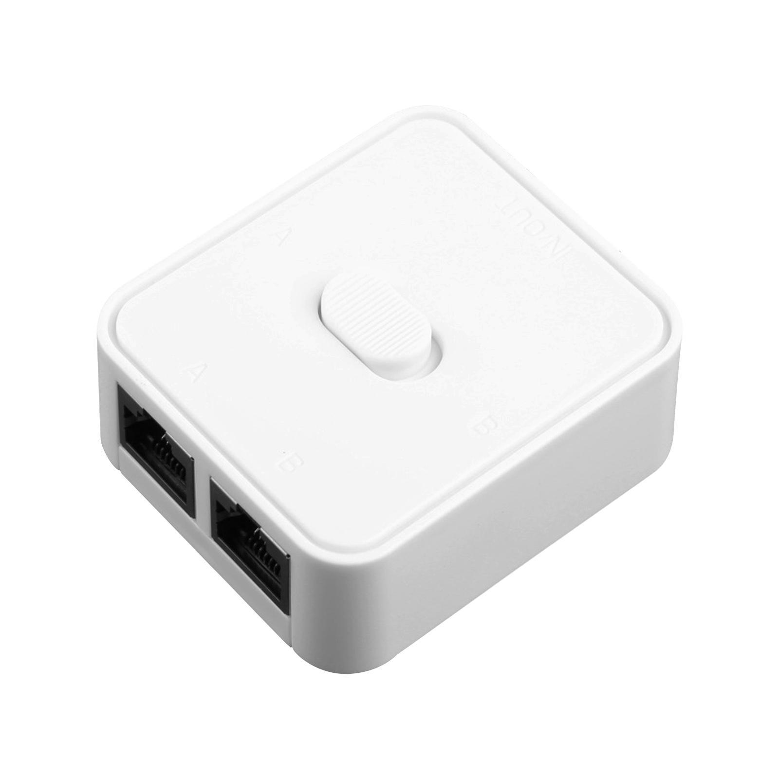 Gigabit Network Switch 2 Port Portable LAN Hub for Computer