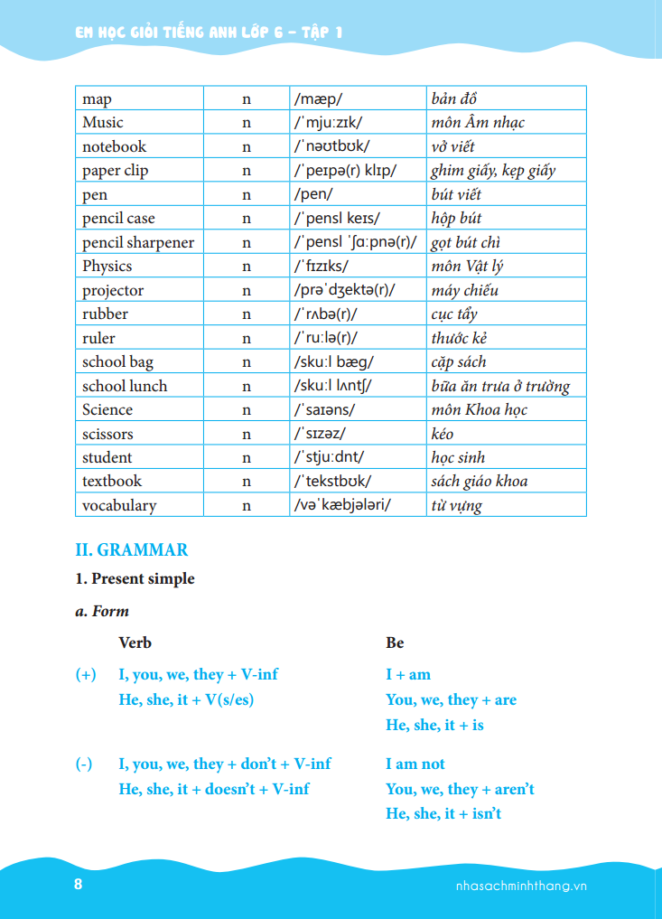 THE LANGMASTER - EM HỌC GIỎI TIẾNG ANH LỚP 6 - TẬP 1 - CÓ ĐÁP ÁN_MT