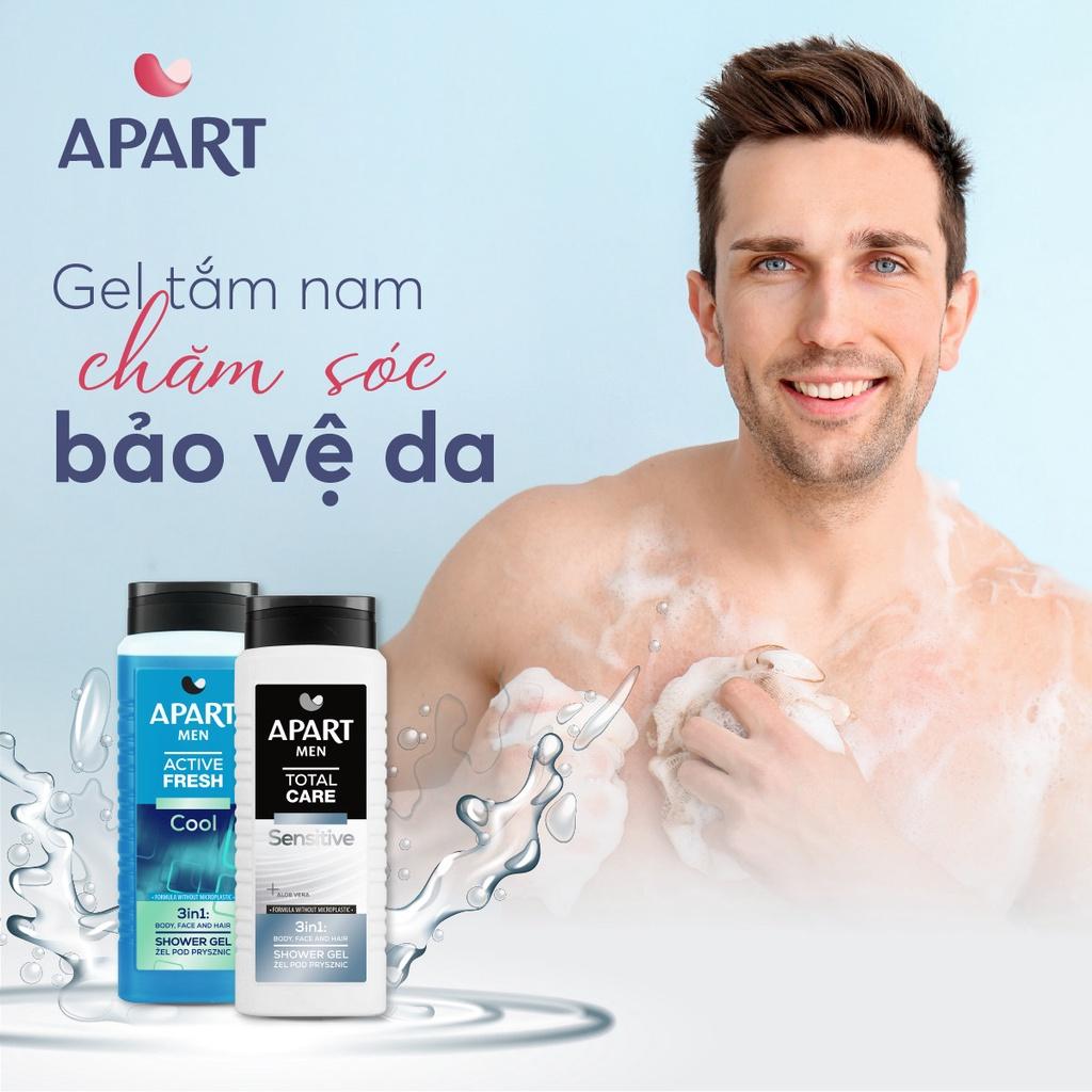 Gel tắm nam Apart Men chăm sóc toàn diện đặc biệt lưu hương 500ML