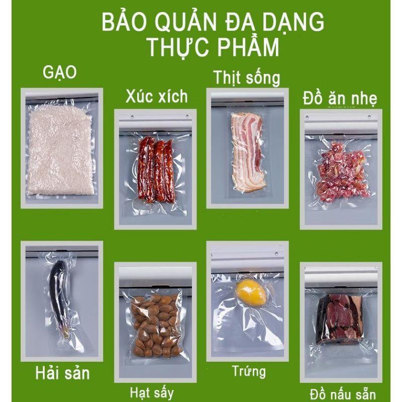 Túi hút chân không 1 mặt nhám 1 mặt trơn size 17x20cm; 20x25cm và 25x30cm