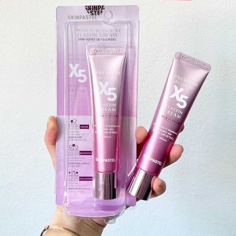 Kem Trẻ Hoá Phục Hồi Retinol X5 Hỗ Trợ Mờ Nám Tàn Nhang Thâm Mụn Giảm Nếp Nhăn Săn Chắc Da Nâng Cơ Mặt Chống Chảy Xệ Tuýp 30ml