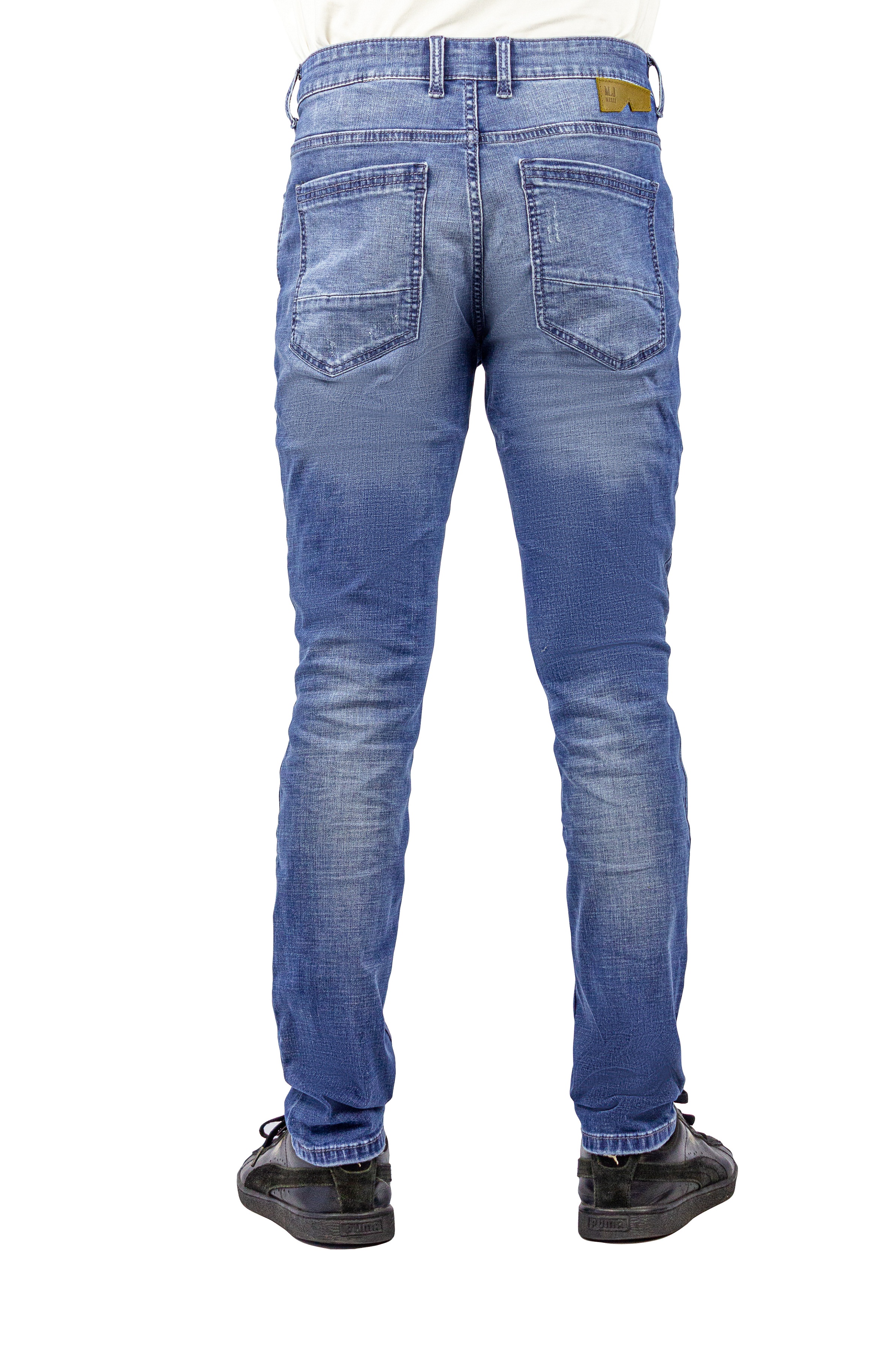 Quần jeans nam dài ống đứng MESSI SJM1126-20