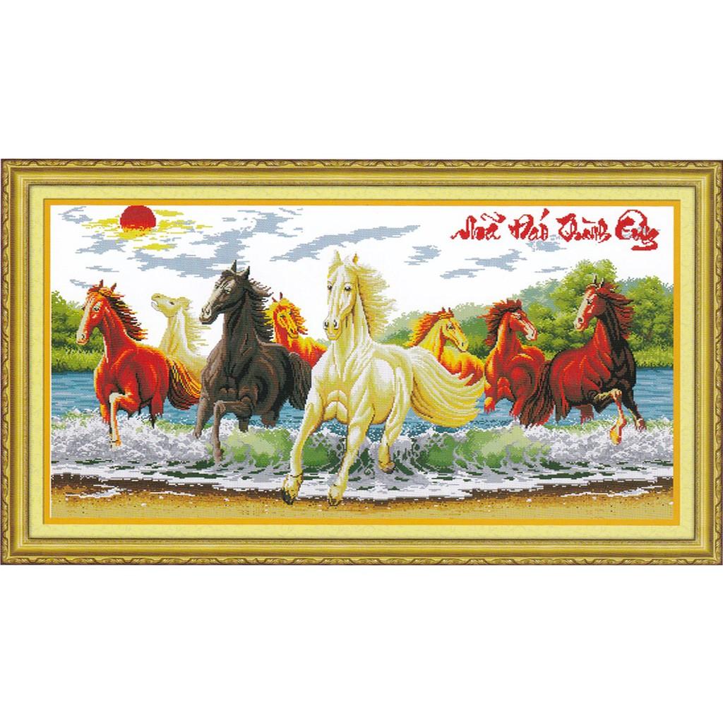 Tranh thêu chữ thập Mã Đáo Thành Công DLH-222802