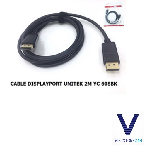 CÁP DISPLAYPORT Y-C608BK UNITEK - HÀNG CHÍNH HÃNG