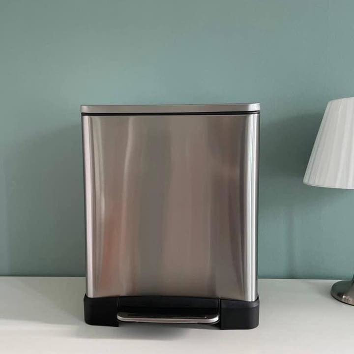 THÙNG RÁC INOX 20L CHỐNG BÁM VÂN TAY HANSSEM HÀN QUỐC Hàng chính hãng