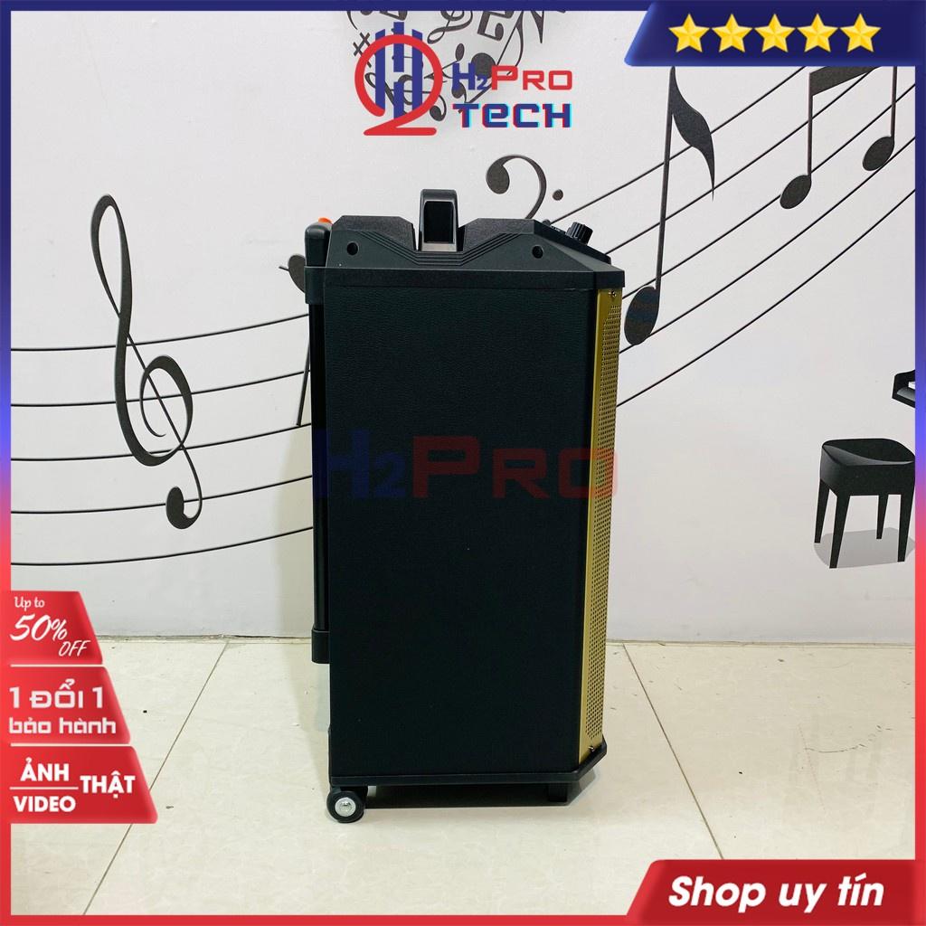 Loa di động karaoke bluetooth, loa kẹo kéo karaoke KODA KD-1221 bass 30-500W-hát cực hay, Tặng 2 mic ko dây-Shop H2pro-Hàng chính hãng