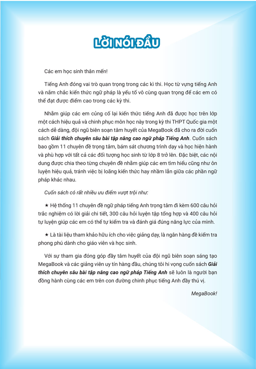 Giải Thích Chuyên Sâu - Bài Tập Nâng Cao Ngữ Pháp Tiếng Anh _MEGA