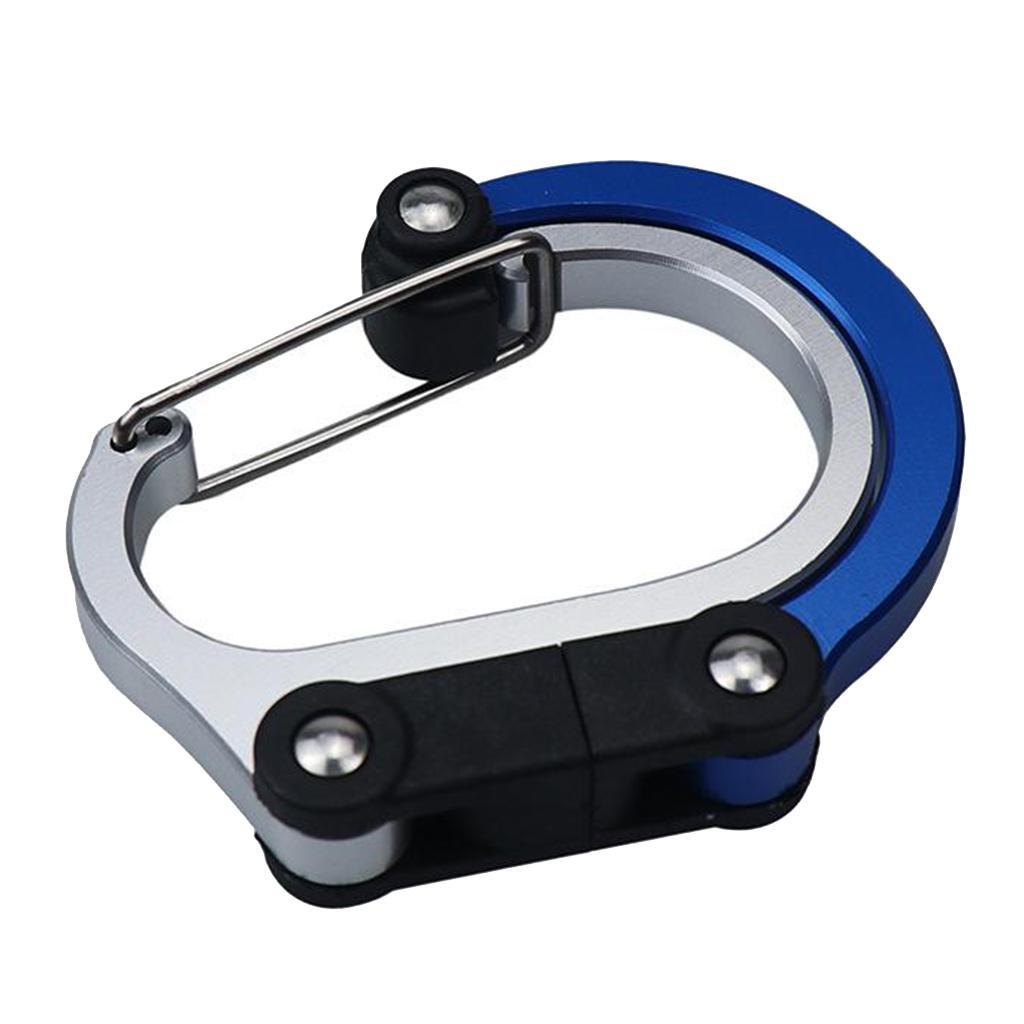 Mini Carabiner Clip Hook Keychain for Travel, Luggage, Small