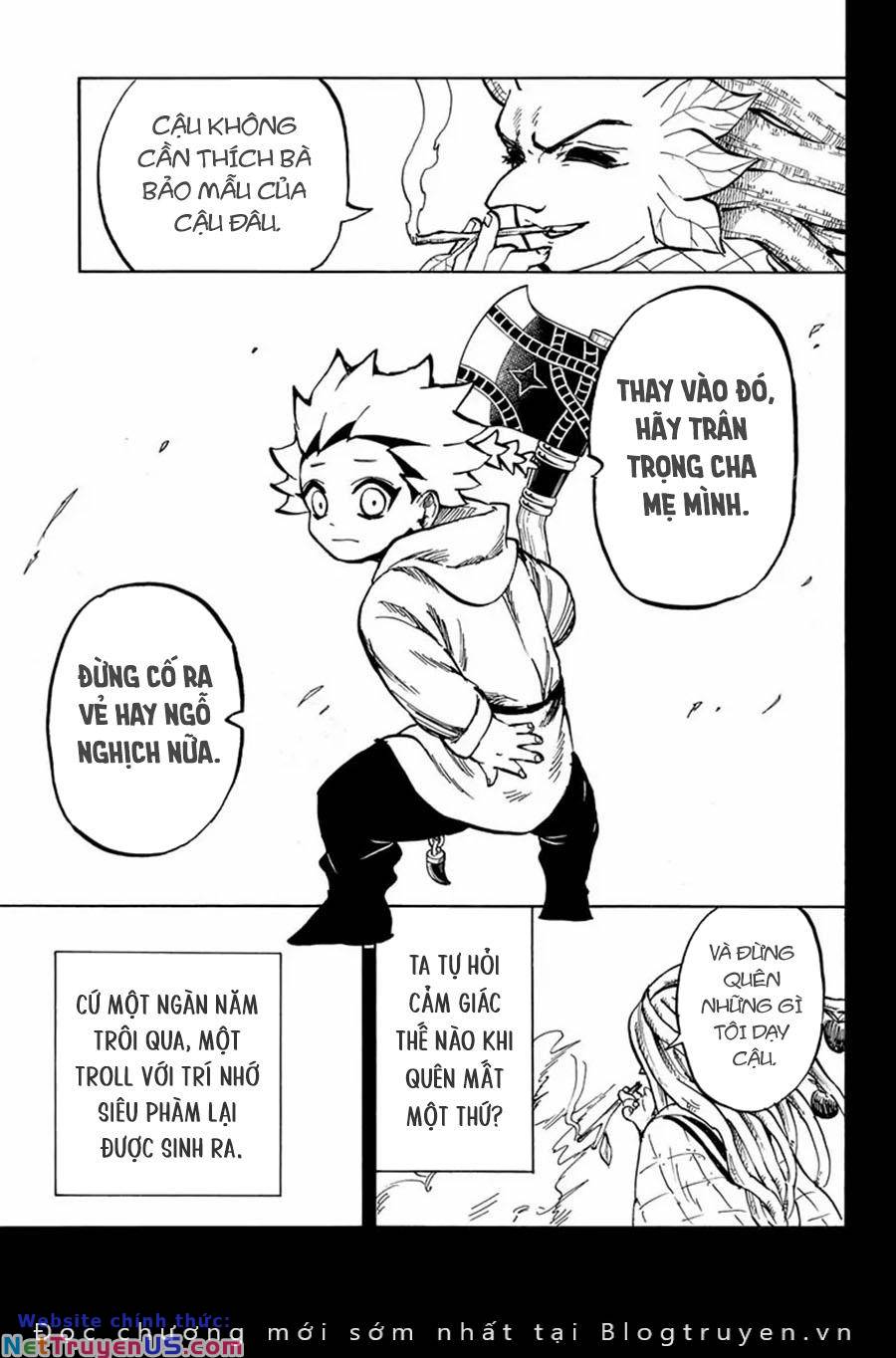 gill: "không ai có thể đánh bại ta khi ta dùng rìu!" chapter 13 7