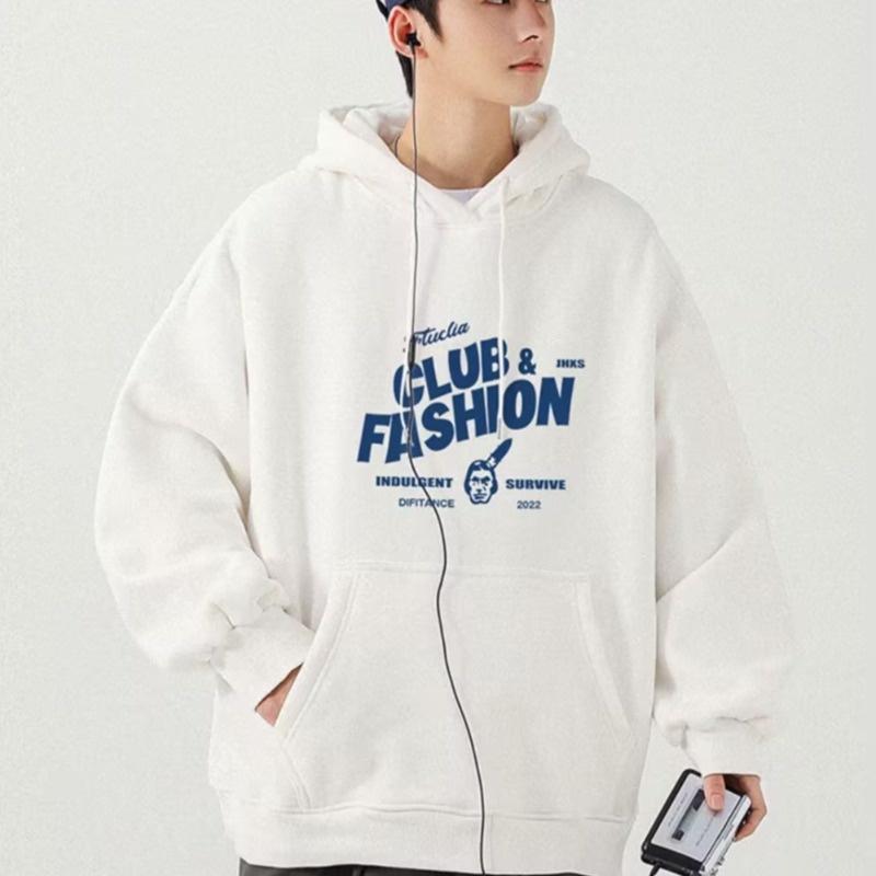 Áo Hoodie Tay Dài Oversize In Hình Thời Trang Hàn Quốc Dành Cho Nam Nữ