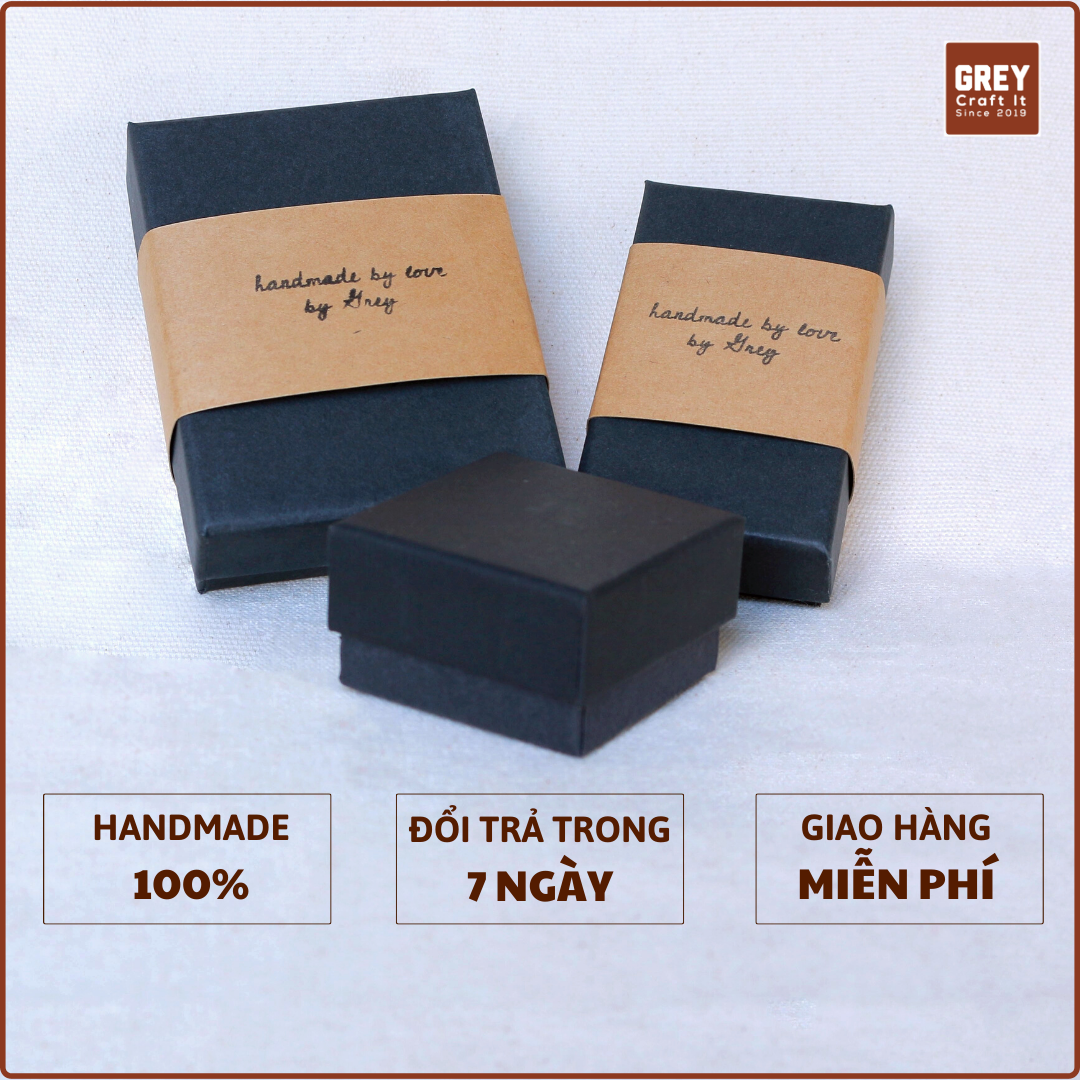 Hộp đựng sang trọng cho Vòng Tay - Dây Chuyền - Nhẫn | Lót Nhung bên trong tinh tế phù hợp đựng tất cả mọi trang sức