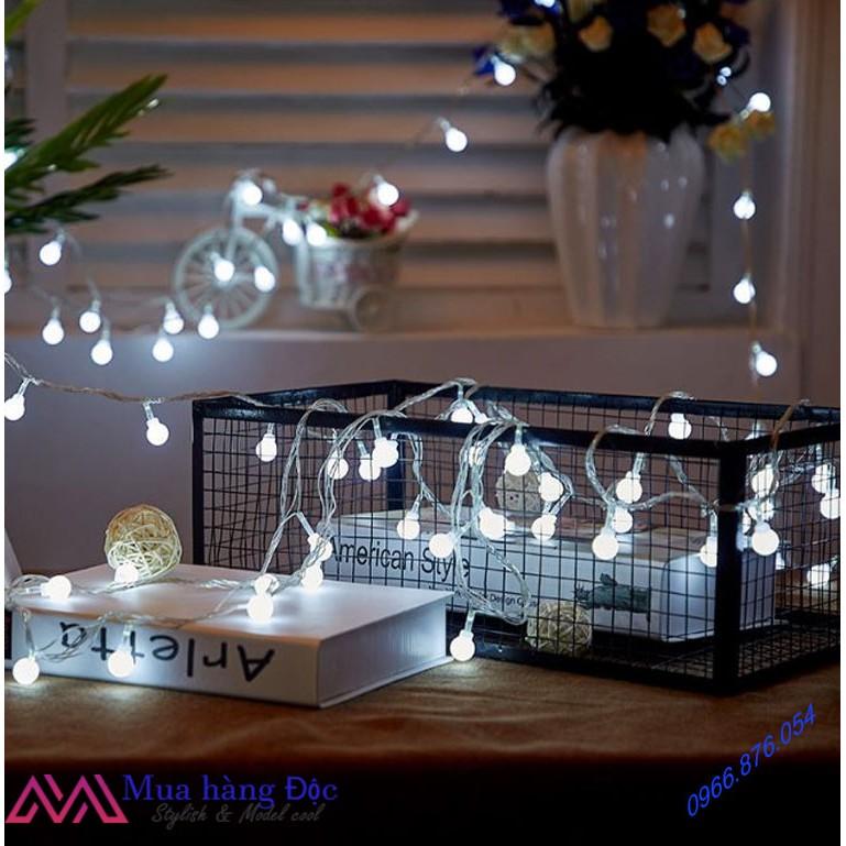 Đèn Trang Trí Dây Đèn Led Trang Trí Cherry Giọt Nước Bóng Lớn Cắm Điện