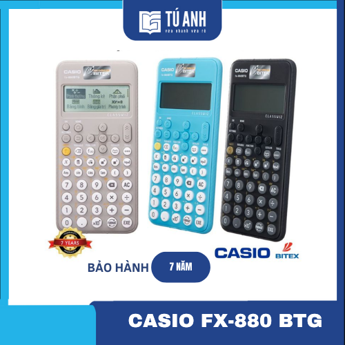 Máy Tính Khoa Học FX-880 BTG [ Siêu Máy Tính 2022 ]