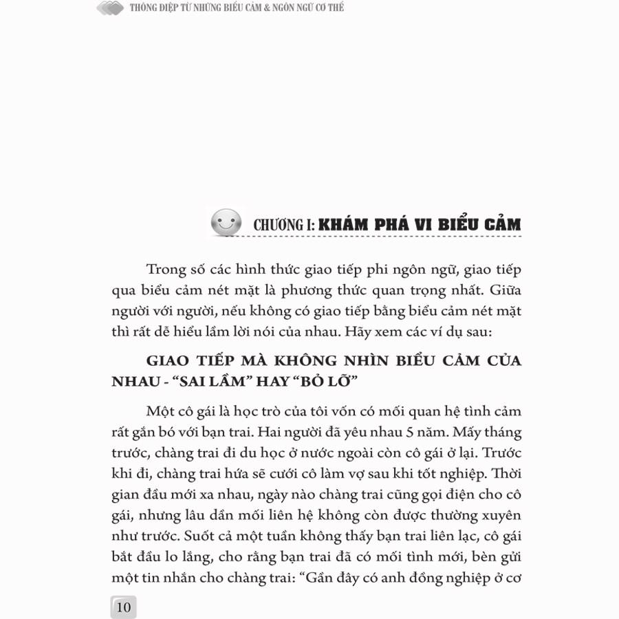Sách - Thông Điệp Từ Những Biểu Cảm Và Ngôn Ngữ Cơ Thể - TSKN