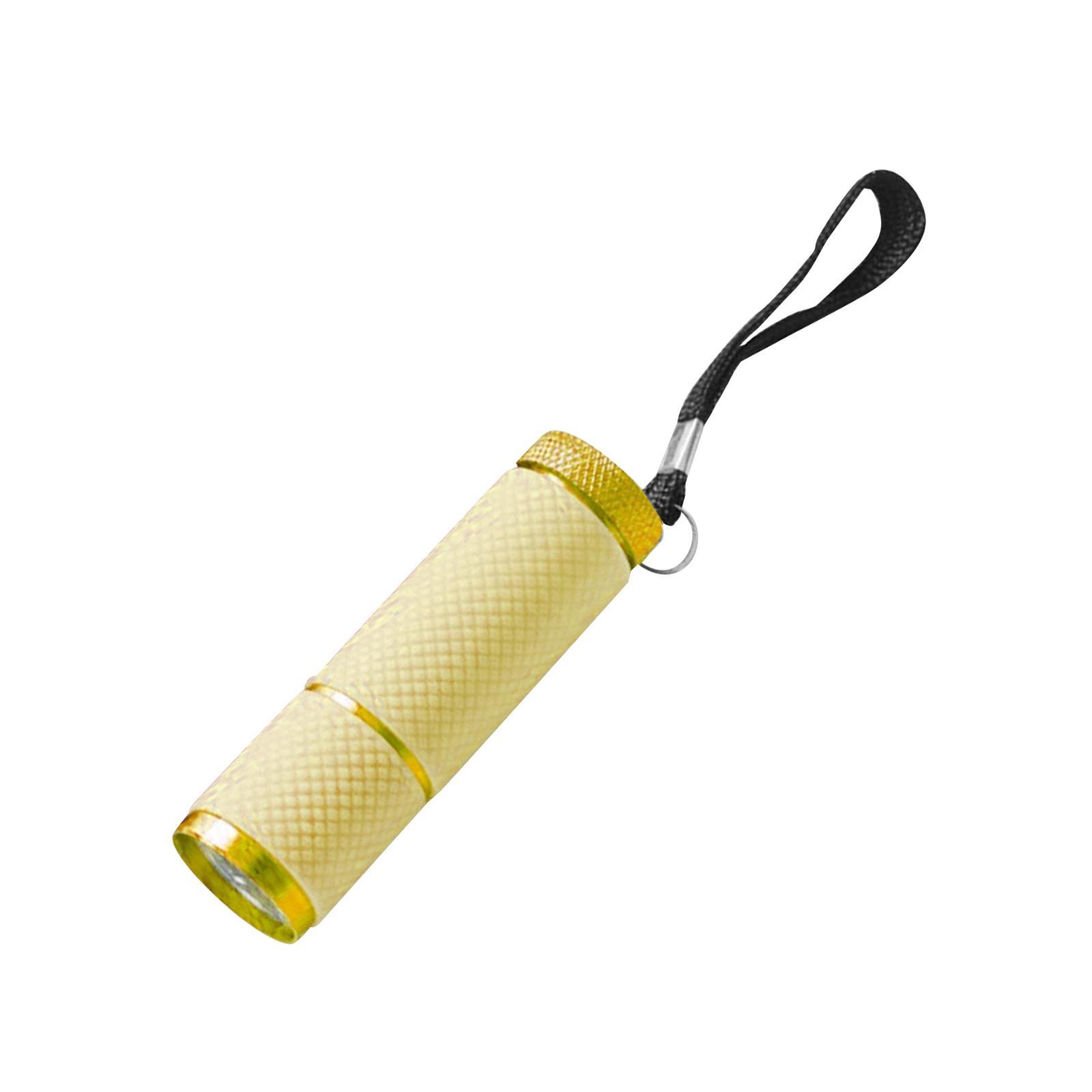 Portable Handheld flashlights 9 LED Aluminum Diameter 2.5cm Length 9cm