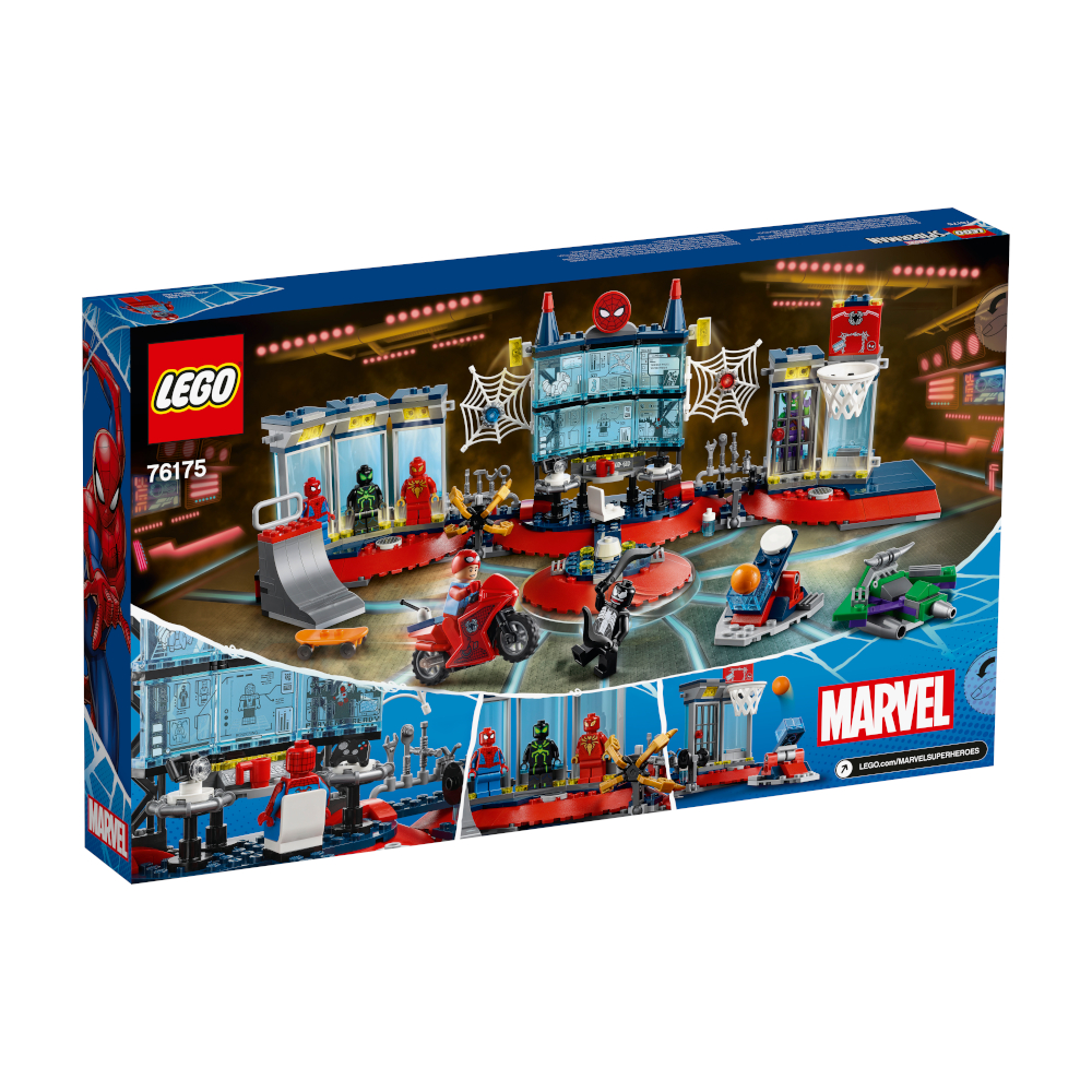 LEGO SUPERHEROES 76175 Đột Kích Hang Ổ Người Nhện (466 chi tiết)