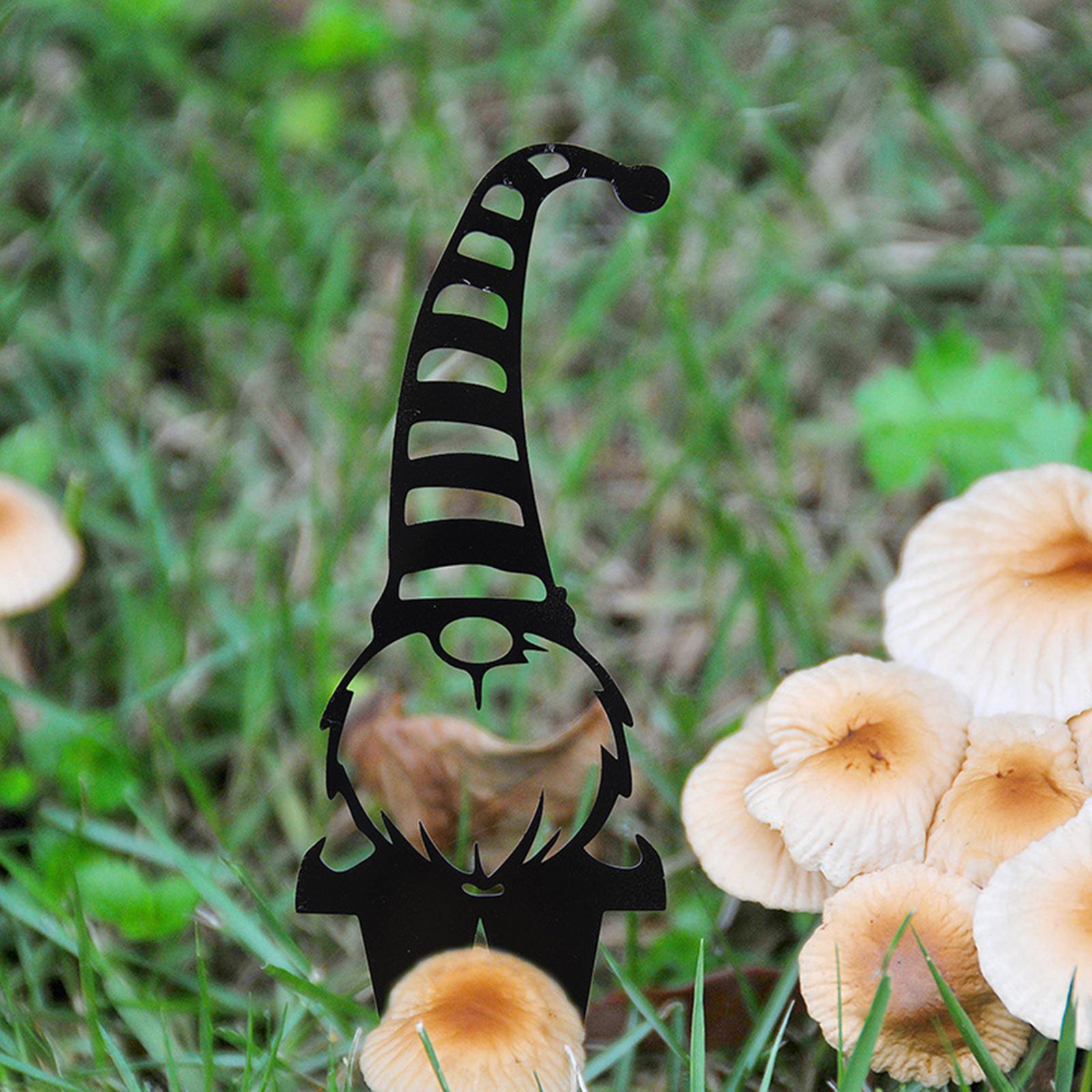 Ground Plug Home Branch Gnomes Plug-in Silhouette Outdoor Decor