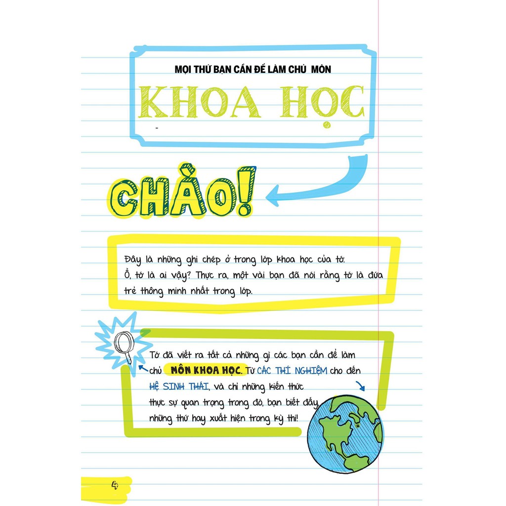 Sách : Sổ Tay Khoa Học - Mọi Thứ Bạn Cần Để Giỏi Khoa Học - Á Châu Books
