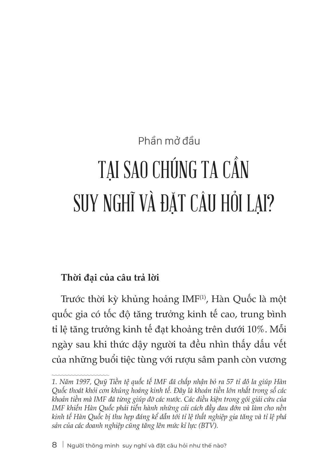 Sách - Người Thông Minh Suy Nghĩ Và Đặt Câu Hỏi Như Thế Nào