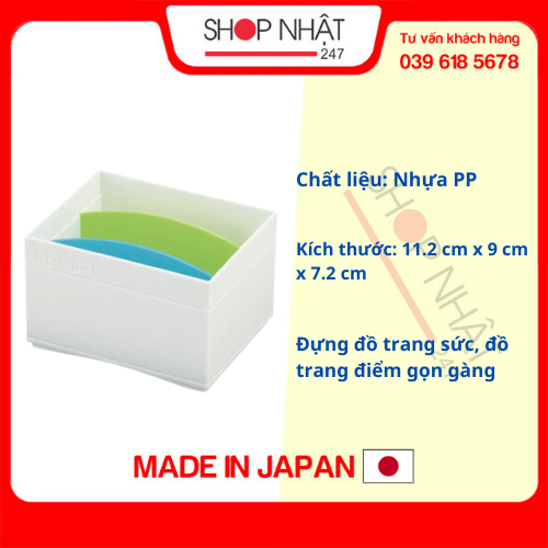 Hộp đựng vật dụng chia ngăn Inomata nội địa Nhật Bản
