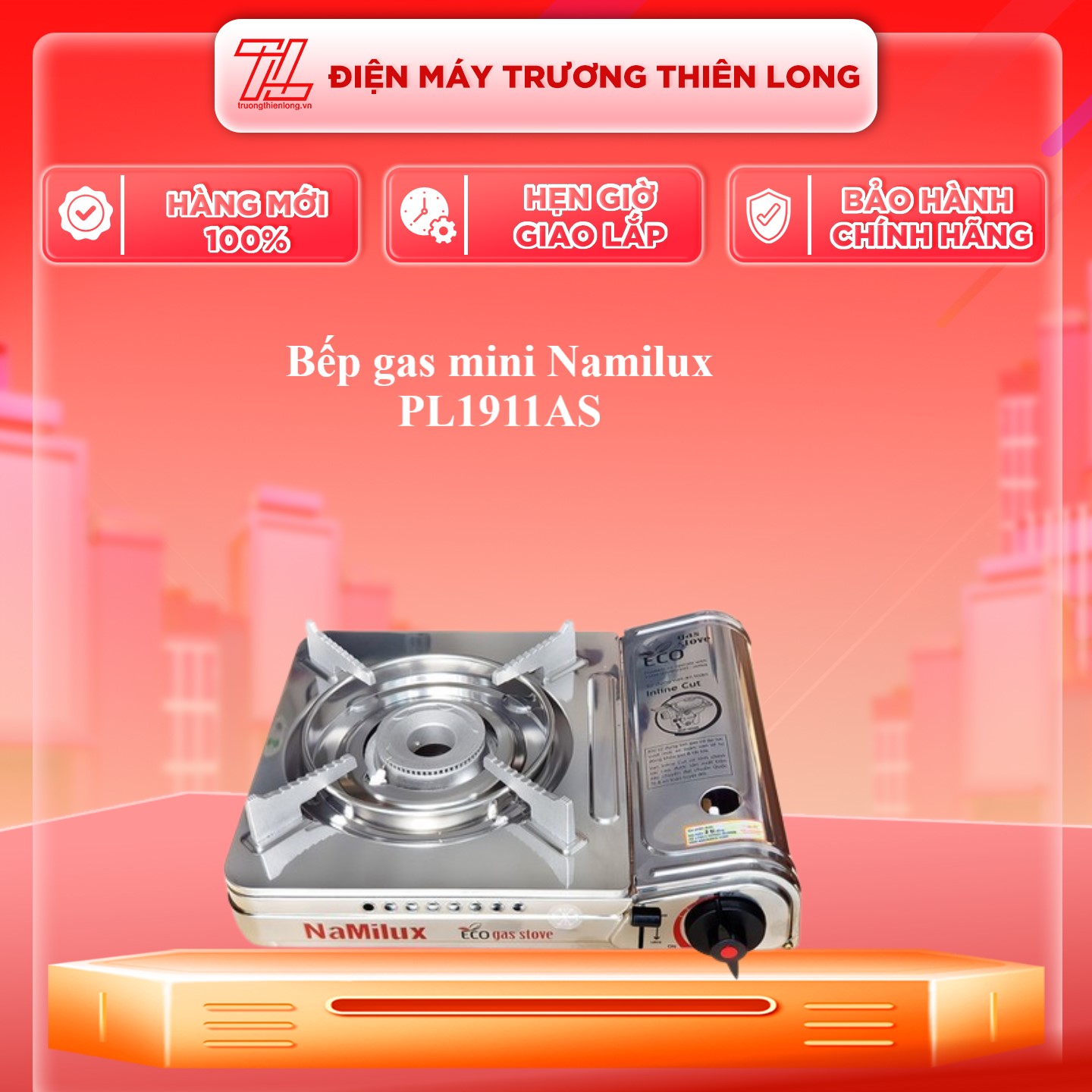 PL1911AS - Bếp gas mini Namilux PL1911AS - Hàng Chính Hãng - Chỉ Giao Hồ Chí Minh