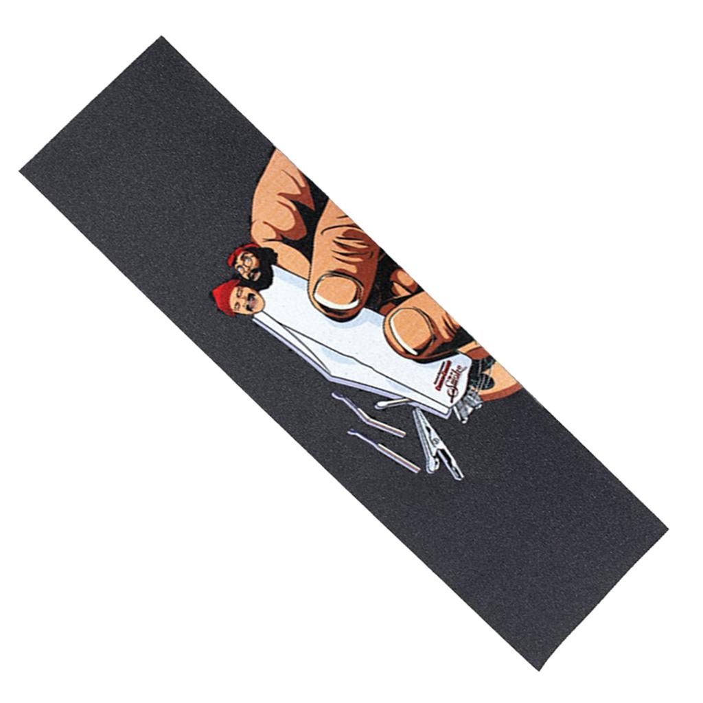 2xLongboard Skateboard Sandpaper Griptape Sand Paper Colorful B