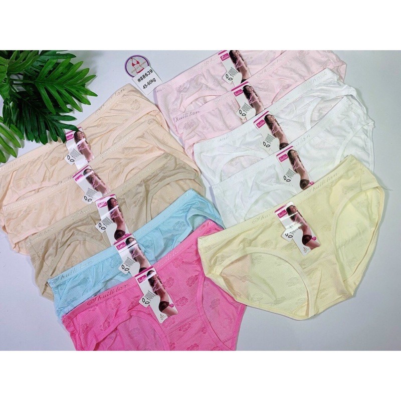 Combo 5 - 10 Quần lót nữ thun gấm Thái mềm mại, thoáng mát - Tada