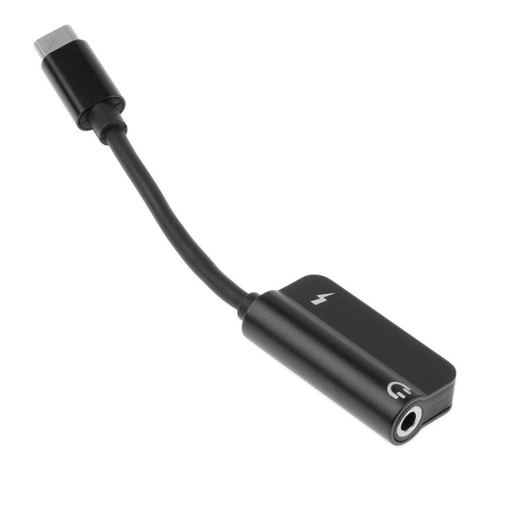 To 3.5mm Headphone Audio Adapter and Charging Cable
