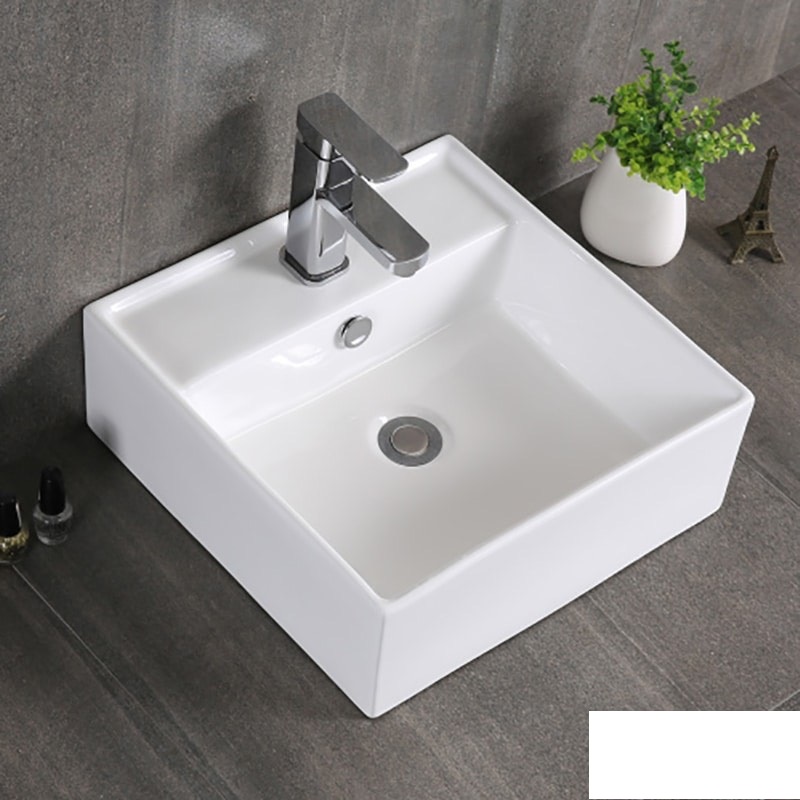 Chậu Lavabo Cao Cấp Men Sứ Trắng , Chống Bám Bẩn COLLCO CL-8401