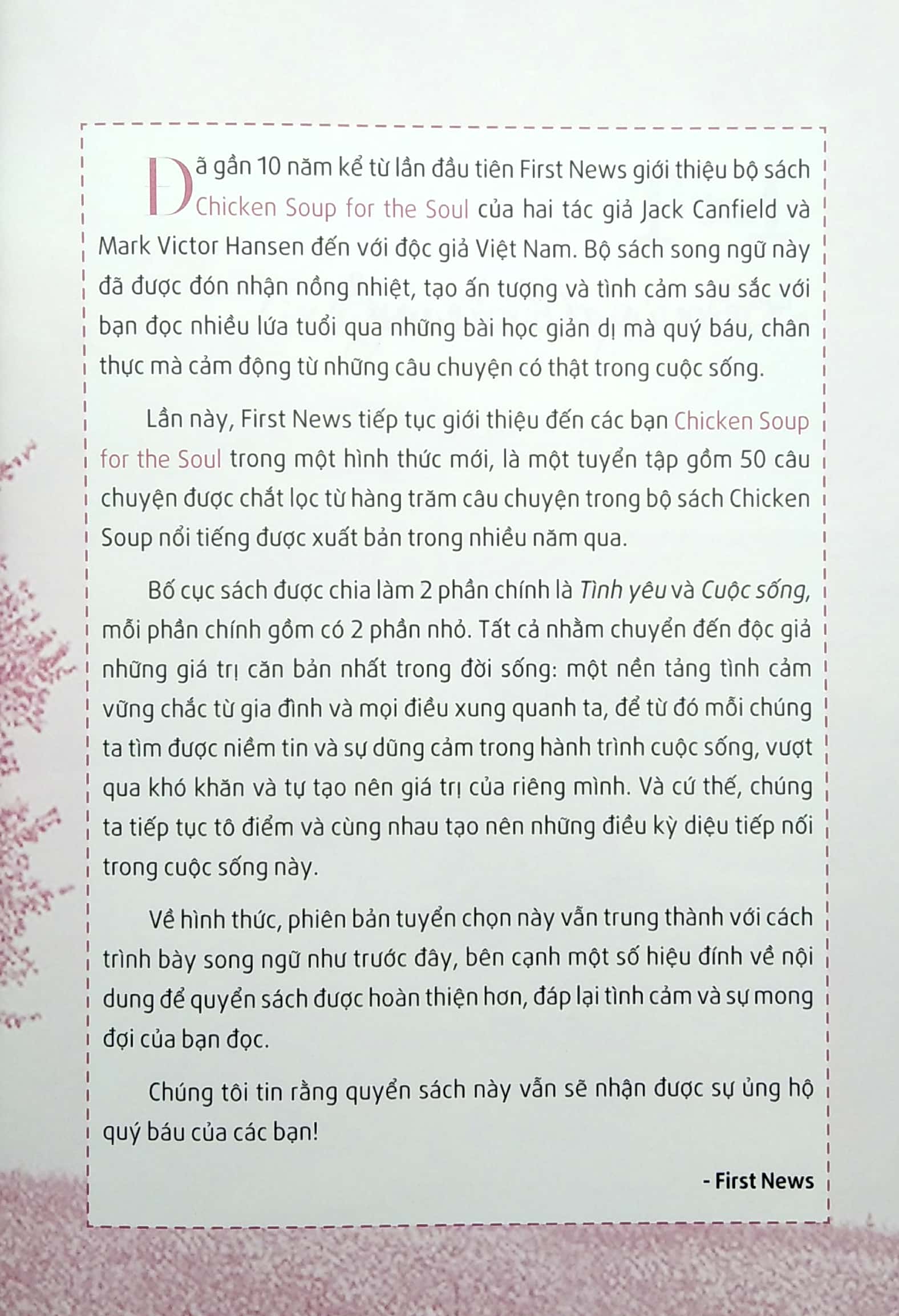 The Best Of Chicken Soup For The Soul - Tuyển Tập Những Câu Chuyện Hay Nhất