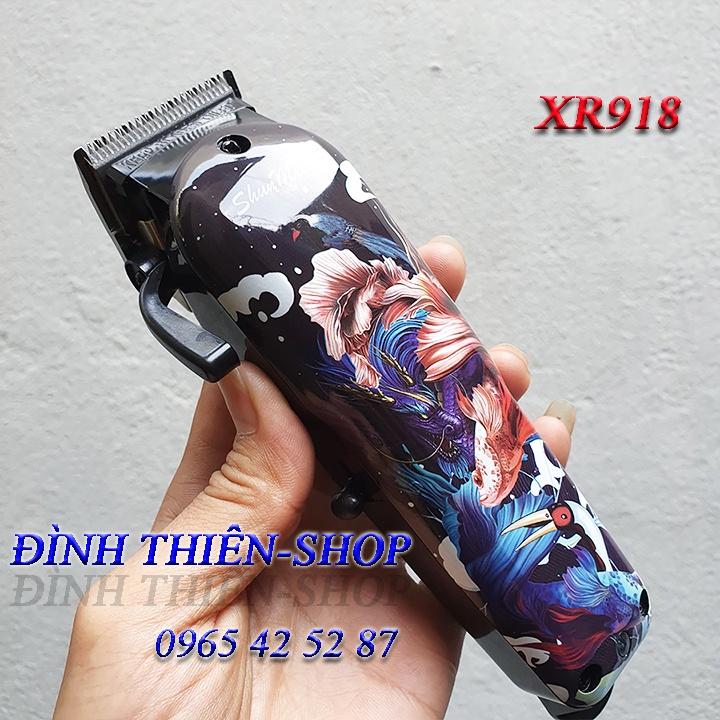Tông Đơ Cắt Tóc Chuyên Nghiệp Cao Cấp ShunMei XR918 - Tặng kèm lược cắt tóc 113 BeuyPro Comb