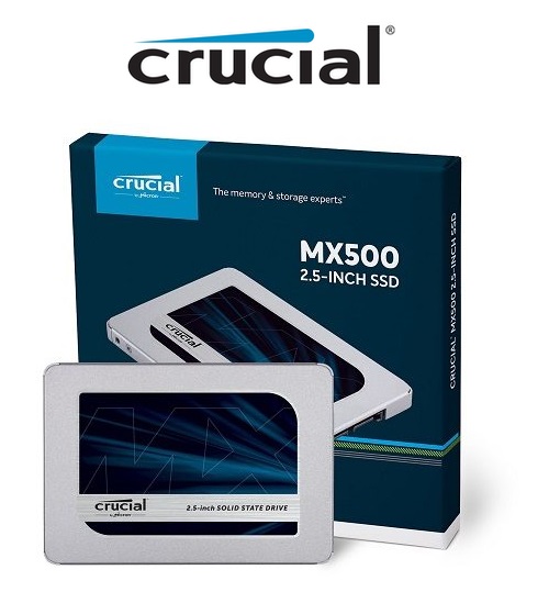 Ổ cứng gắn trong SSD Crucial MX500  500GB 2.5 inch Sata III CT500MX500SSD1 - Hàng Nhập Khẩu