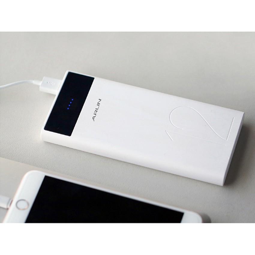 Pin sạc dự phòng Arun J128 12000mAh