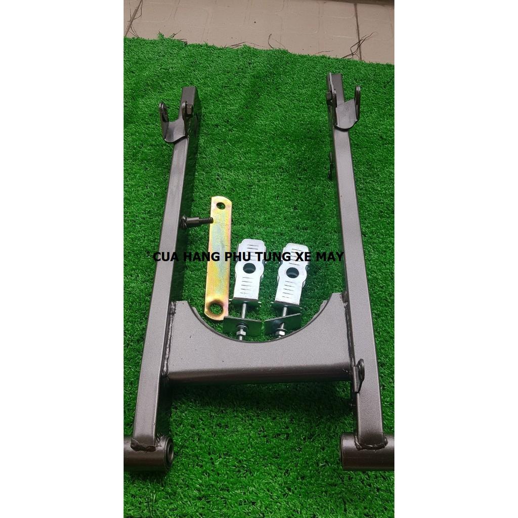 Gấp xe Sirius, Jupiter 50cm màu xám kèm pát tăng sên + pát giữ má đùm