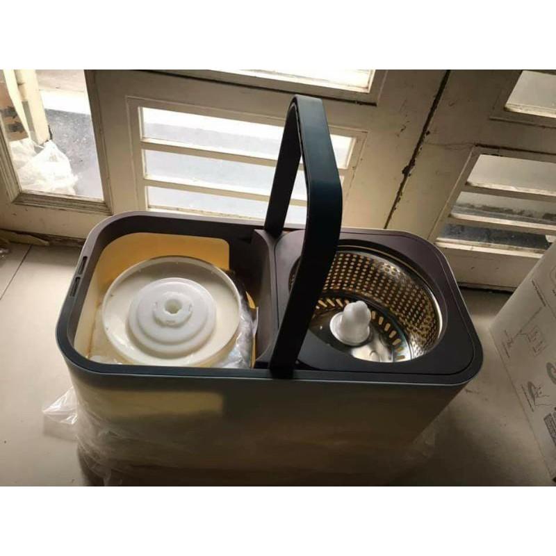 Bộ Chổi Lau Nhà Dual Bucket Cao Cấp ETM478 (lồng vắt inox) cam kết hàng chuẩn, y hình