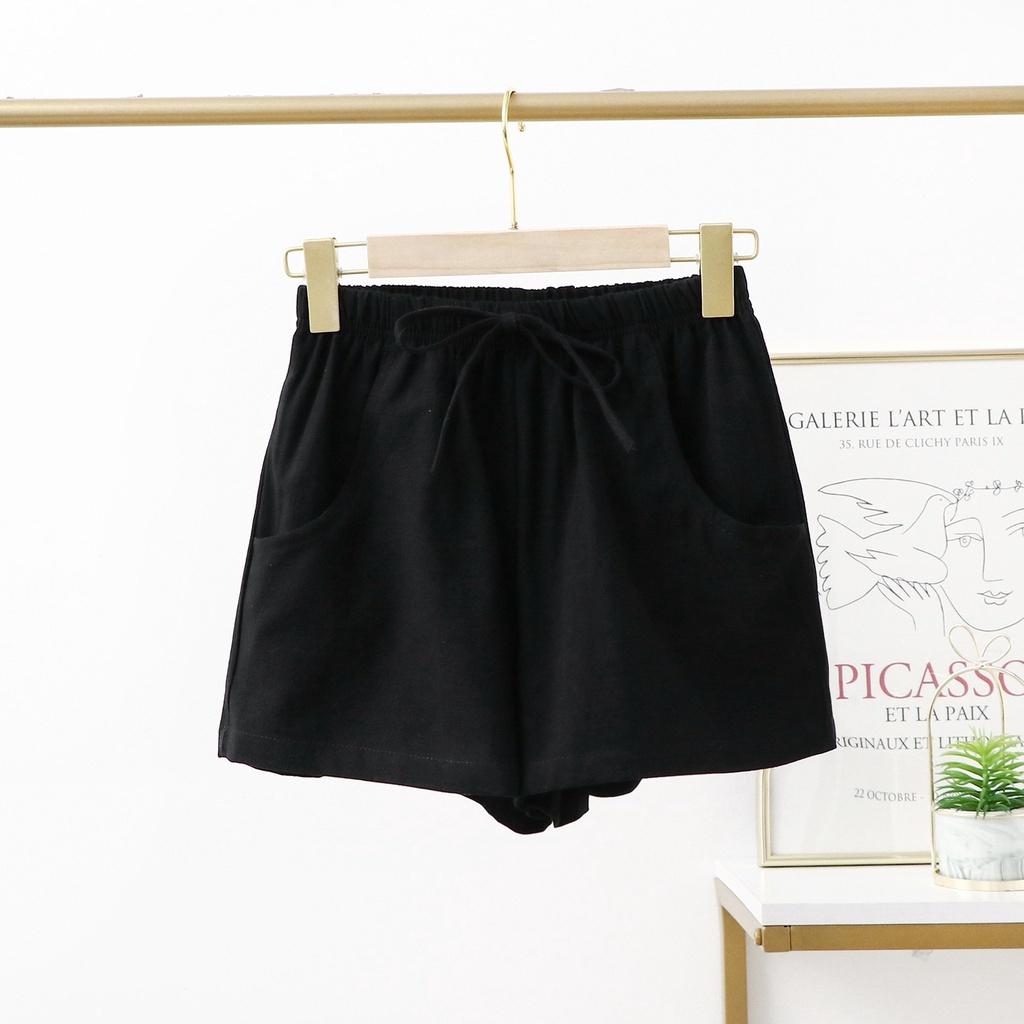 ▬✐Quần short nữ đũi lưng cao ống rộng đẹp ulzzang công sở LOKISO QS04