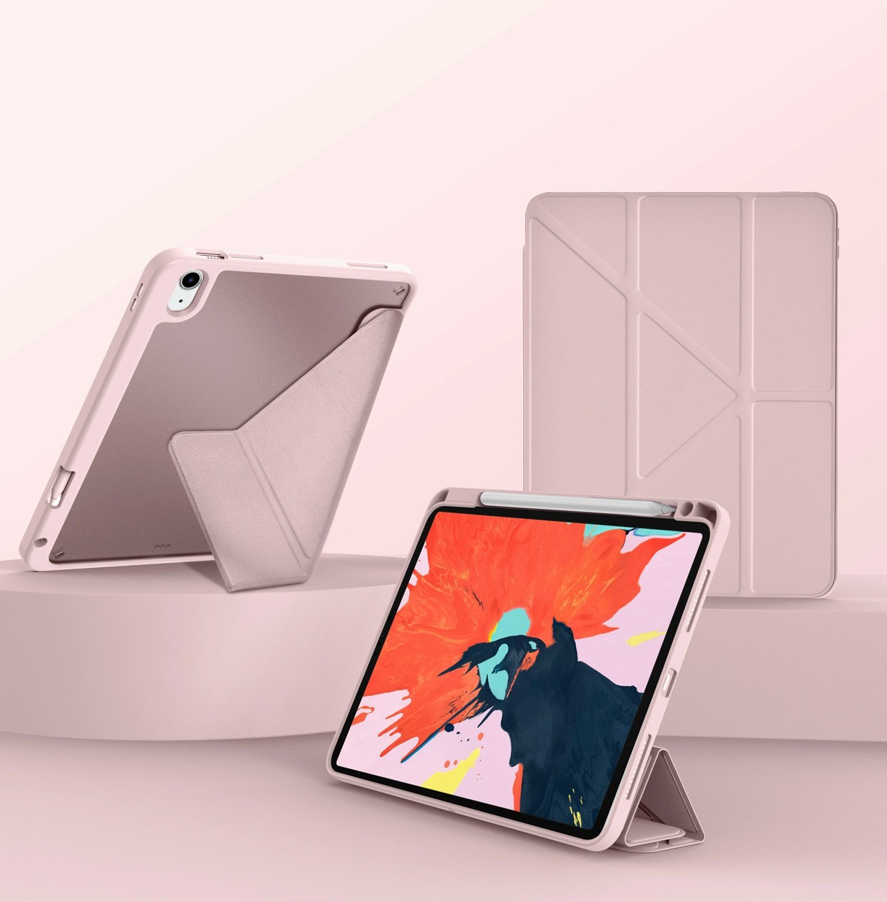 Bao da dành cho iPad Air 4/5/ iPad Pro 11 WiWu Defender lưng nhám mờ- Hàng chính hãng