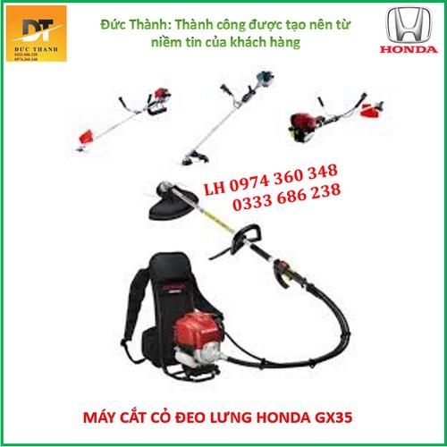 Máy cắt cỏ đeo lưng cần mềm HONDA GX35 Nhập khẩu Thái Lan. Bảo hành 12 Tháng