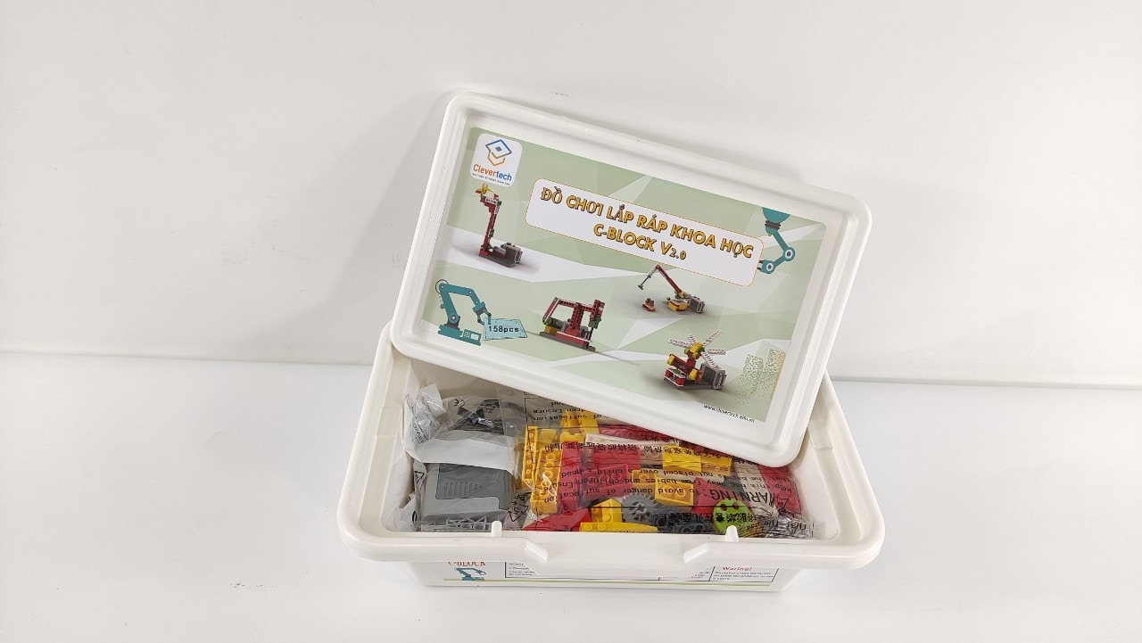 Bộ lắp ghép lập trình Robot khoa học thông minh C-Block 2.0 đồ chơi giáo dục STEAM