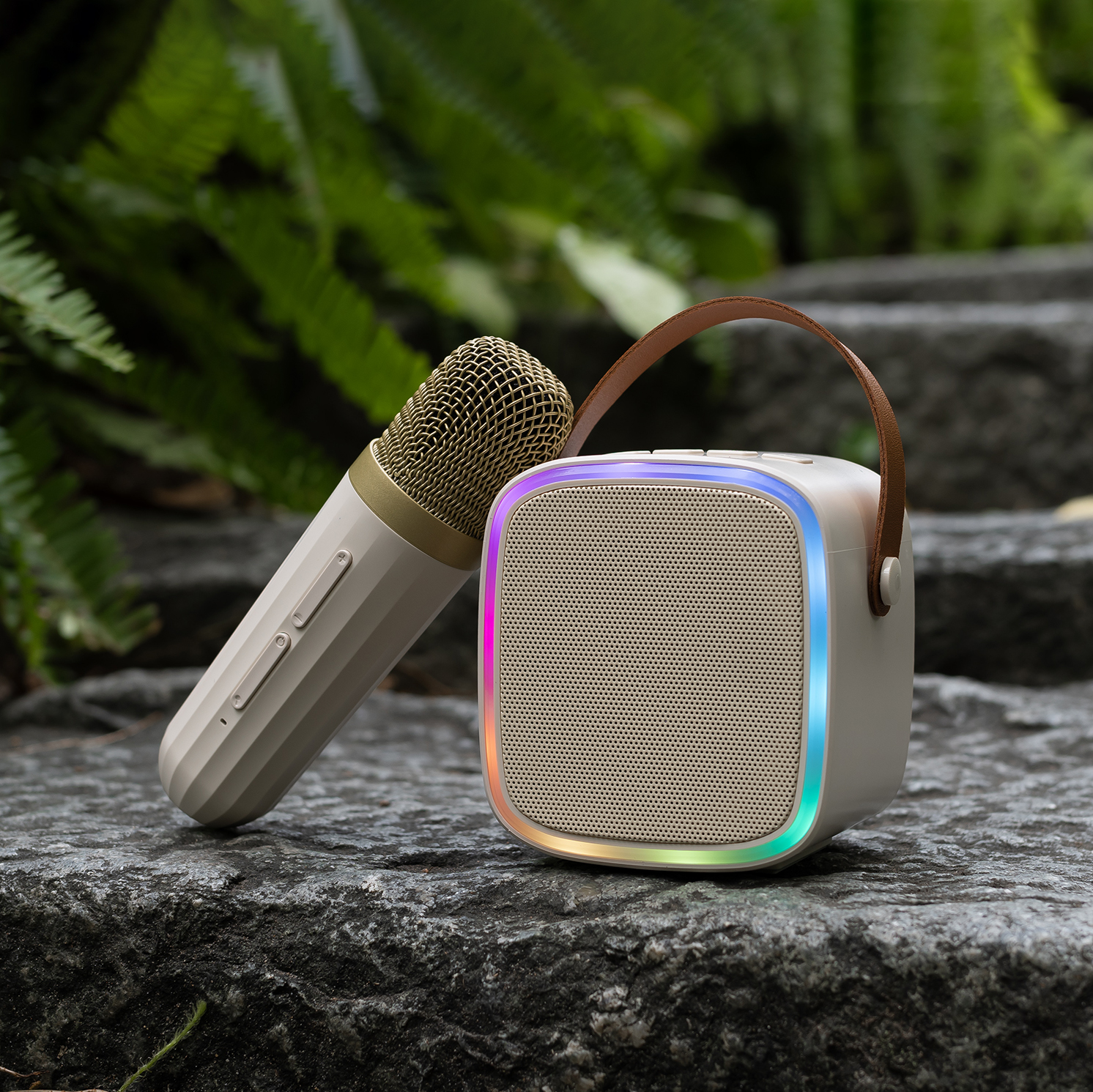 Bộ Loa Karaoke Mini Bluetooth iCore ISM02 Kèm 01 Micro - Hàng chính hãng