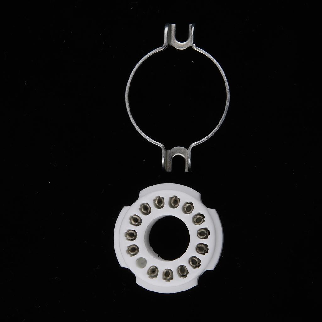 Tin Plated PCB Mount Vacuum Tube Socket 14 Pin for PCB Board