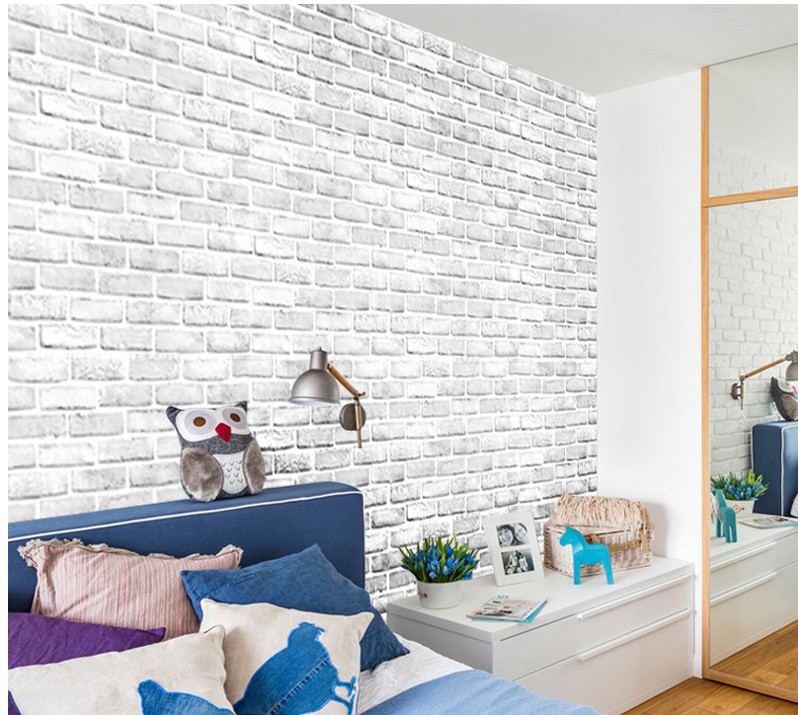 GIẤY DÁN TƯỜNG KHỔ 45CMX10M 3D XÁM KHÓI