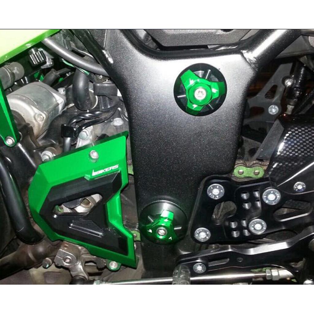 Motorcycle Frame Fairing Bolt Hole Cap Cover Plug For Kawasaki NINJA250/Z250