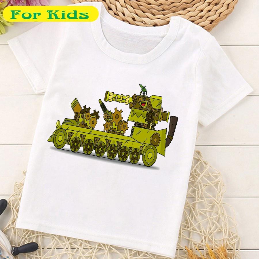 In áo hình xe tăng 2vs2 Tanks Funny Moment-áo xe tăng đẹp - có size trẻ em