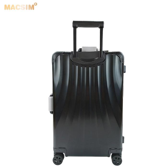 Vali hợp kim nhôm nguyên khối MS1307 Macsim cao cấp màu đen,màu bạc,màu Ti-gold cỡ 24inches